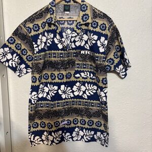 U-Trau‎ Mens Hawaiian Shirt Bottom Up Large Vintage